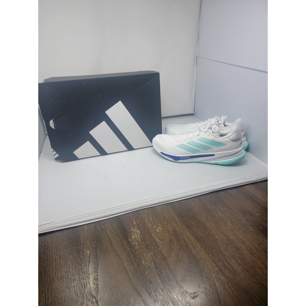 adidas SUPERNOVA RISE RUNNING IF3015 Cloud White /flash aqua Liquid Blue 11.5New